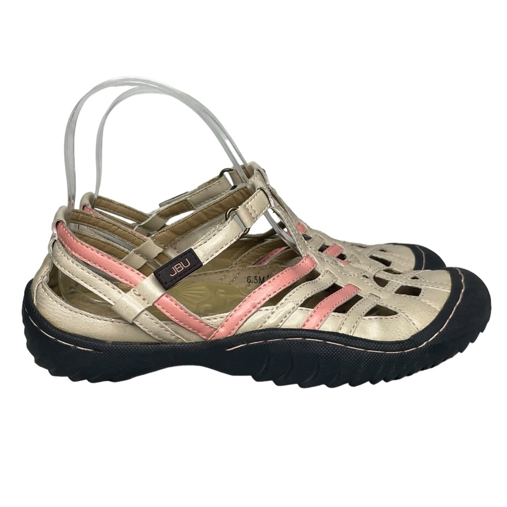 JBU Anza 6.5 sport sandals cream pink